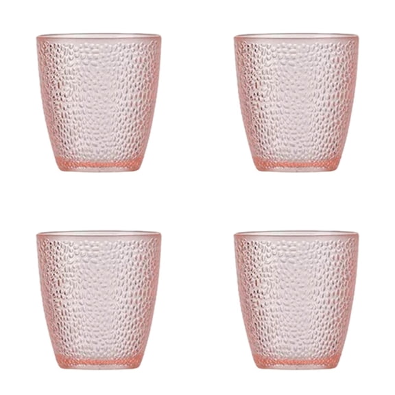 4PCS Shatterproof Acrylic Glasses- Clear Drinking Cups for , , Juice & Water, Unbreakable Tumblers for Bars, Restaurants & Outdoor Use - Dishwasher Safe & Stackable