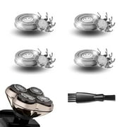 4PCS Shaver Replacement Blades,Shaver Replacement Heads for Pitbull Platinum Pro Shaver,Compatible with SKUL*L Shaver Pitbull Gold PRO Shaver Replacement Blade