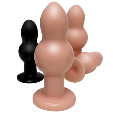 4PCS Silicone Butt Plug Anal Plug Set with Strong Suction Cup Sex Toys for Couple