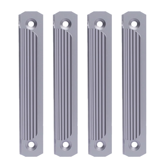 4PCS Sliding Door Handles Aluminum Alloy Pull Push Door Handle Window Wardrobe Balcony Door Handles Furniture Hardware