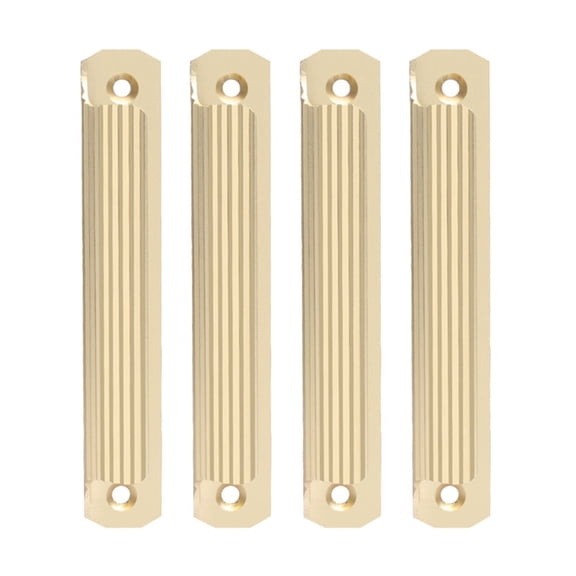 4PCS Sliding Door Handles Aluminum Alloy Pull Push Door Handle Window Wardrobe Balcony Door Handles Furniture Hardware
