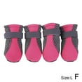 thumbnail image 1 of 4PCS Slip Dogs Boots & Paw Protector For Summer Hot Pavement, Dog Boots with Protector, Shoes Reflective Paw Straps Dog, 1 of 8