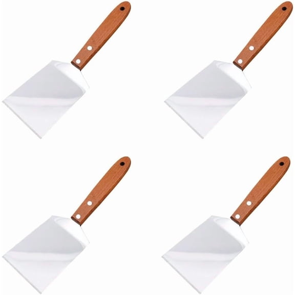 4PCS Small Brownie Cookie Spatula Set - Essential Bakeware Tool for Precise Cooking, 1