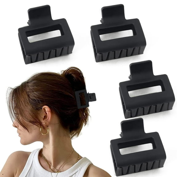 4PCS Small Hair Clips for Thin Hair Claw Clips 2" Hair Clips for Women
