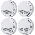 thumbnail image 1 of 4PCS Smoke Alarm Detector Home Safety Sensor Alert, 1 of 9