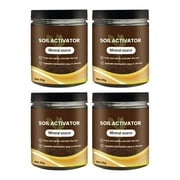 4PCS Soil Activator, Soil Activator for Plants, Organic SoilActivators and Fertilizers, for Most Plants Promotes Nutrient Absorption and Root Development 60g per bottle