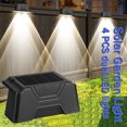 4PCS Solar Wall Lights Outdoor Water Proofing Courtyard Lights Outdoor
