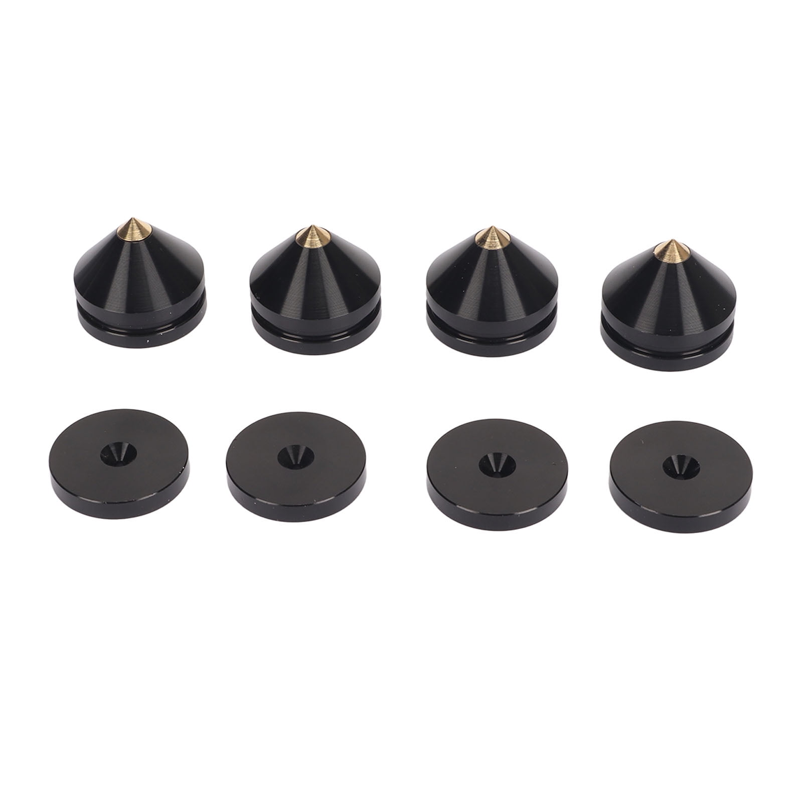 4PCS Speaker Isolation Feet Pad Shock Absorption Amplifier Spike