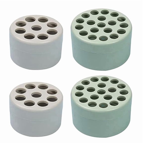 4PCS Spiral Ikebana Stem Holder, Spiral Stem Holder for Vases, Spiral Flower Stem Holder,4 x Spiral Ikebana Stem Holder,Green & Gray