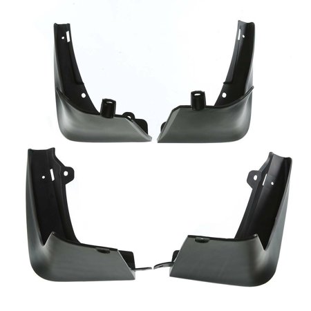 4PCS Splash Guard Mud Flap Mudguard MudFlaps For Tesla 2012-2016 S Sedan