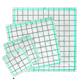 thumbnail image 1 of 4PCS Square Quilting Ruler (12.5/9.5/6/4.5Inch) Sewing Acrylic Anti-Slip DIY Tools, 1 of 6