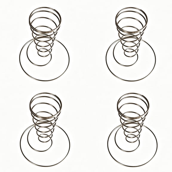 4PCS Stainless Steel Ice Cream Cone Holder Stand, Stable Waffle Cone Display Rack, Grade Anti-Slip Sweet Cone Stand, Durable Dessert Table Organizer for Party Catering Food Display Decor