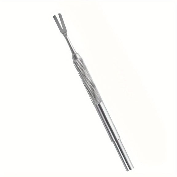 4PCS Stainless Steel Tick Removal Tool, 4.72 Inch Long 0.24 Inch Wide Tick Fork Remover for Dogs Cats and Humans