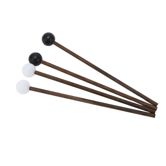 4PCS Steel Tongue Drum Mallets, 6.5in Rubber Percussion Mallets, Drum & Percussion Accessories for Child Drummers and Practitioners
