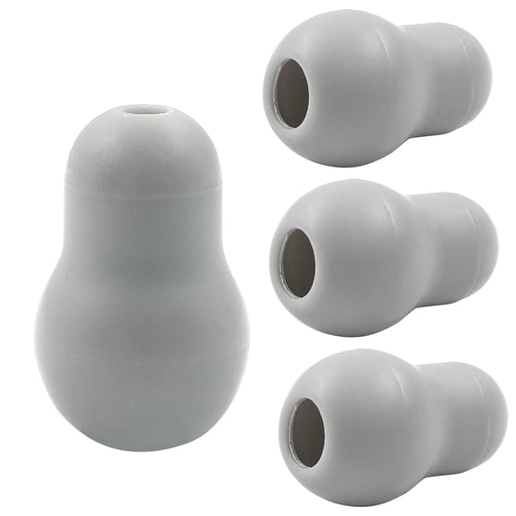 4PCS Stethoscope Ear Tips Replacement Silicone Earbuds, Universal Silicone Earplugs for Stethoscope, Stethoscope Spare Parts, Gray