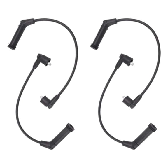4PCS Strong Rubber Spark Plugs Cables 27501-02H00 Heat Resistant Ignition Coil Wires Upgrades Suitable for Accent