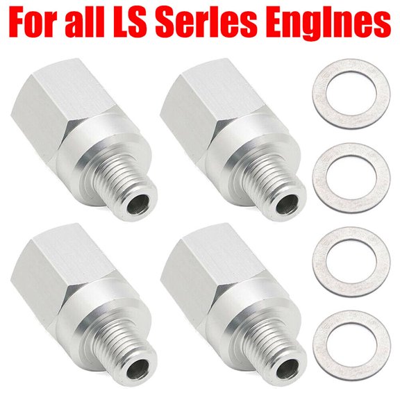 4PCS Swap Gauge M12-1.5 to M16 Coolant Temperature Sensor For LS Engine LS1 LSX USA