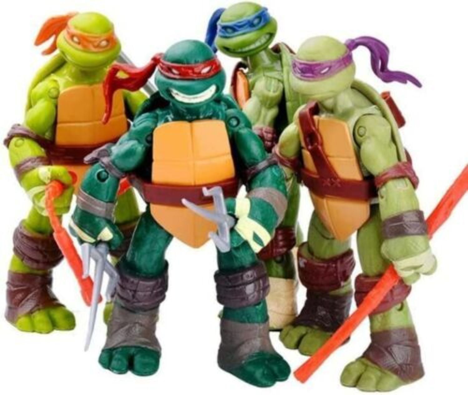 4PCS TMNT Action Figures Set - Teenage Mutant Ninja Turtles Toys - Collectible for Kids & Fans - Great Gifts for Boys and Girls