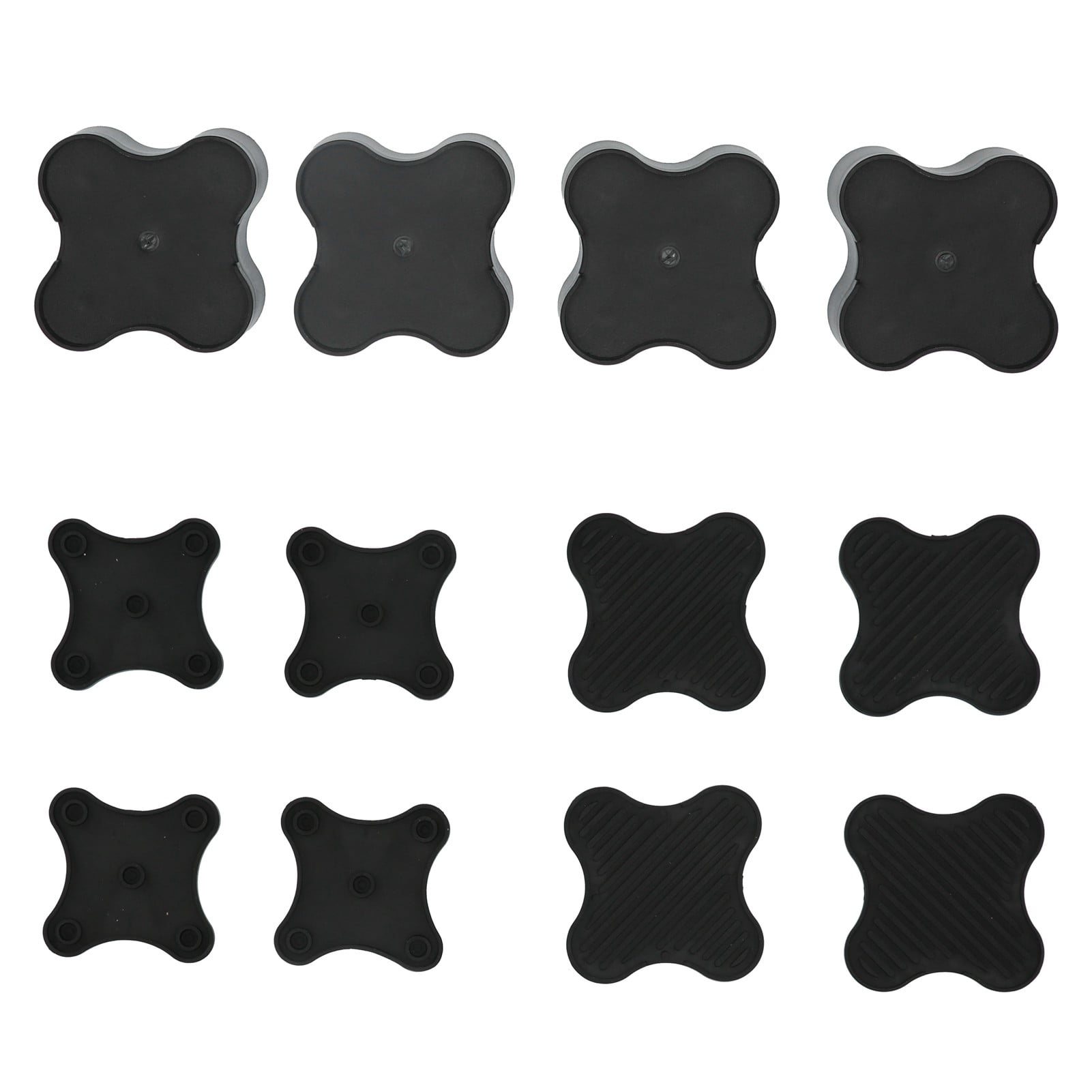 4PCS Table Sofa Riser, Four Leaf Clover Shaped Furniture Riser Feet Mat