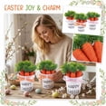 thumbnail image 1 of 4PCS Tabletop Metal Easter Carrot Pot Decor 5.12in Happy Easter Spring Desk Shelf Decorations Farmhouse Home, 1 of 7