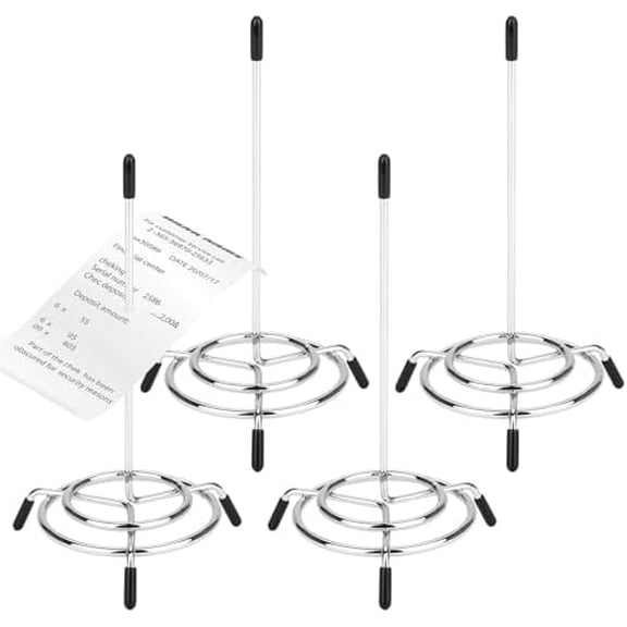 4PCS Ticket Stabber Holder, Receipt Spike, Ticket Spike, Check Spindle, Bill Fork,Ticket Stabber for Restaurant, Memo Holder