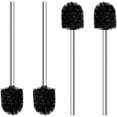 4PCS Toilet Brush Toilet Brushes Flexible Toilet Bowl Brush with ...