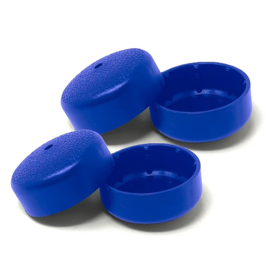 4PCS Top Glides Walker Glide Covers for Rubber Walker Tips (sold separately) - 2 Pairs (Blue)