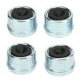 4PCS Trailer Hub Bearing Dust Caps Galvanized Surface Tough Fit for