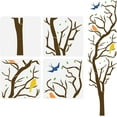 thumbnail image 1 of 4PCS Tree of Life Painting Stencil 11.8x11.8 inch Reusable Tree Branches Drawing Template Layered Large Life Tree Stencil Decorative Bird Tree Pattern Stencil for Painting on Wood Wall, 1 of 7