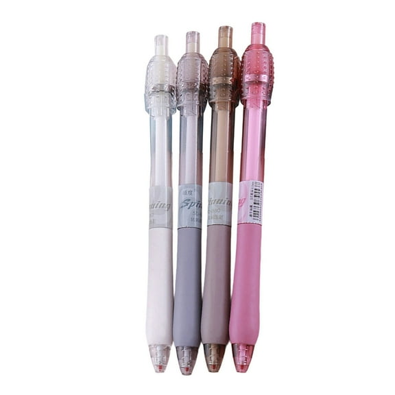 4PCS Twist Action Pens Black Inks Clicks Pens Anxietys Relief Toy for Students Study Office Supplies for Journaling