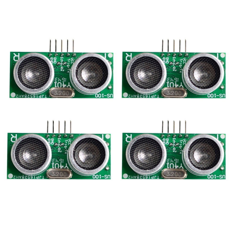 4PCS US-100 Ultrasonic Sensor Module DC 2.4V - 5V with Temperature ...