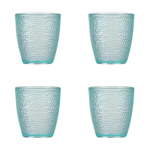 4PCS Unbreakable Acrylic Drinking Glasses - Clear Tumblers for , Juice & Cocktails, Shatterproof & Fall-Proof Bar Glasses for Restaurant, Home, Party - Stackable & Dishwasher Safe
