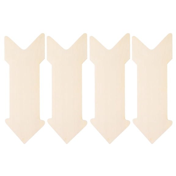 4PCS Unfinished Directional Arrows for Crafting Home Decoration and Creative Signage