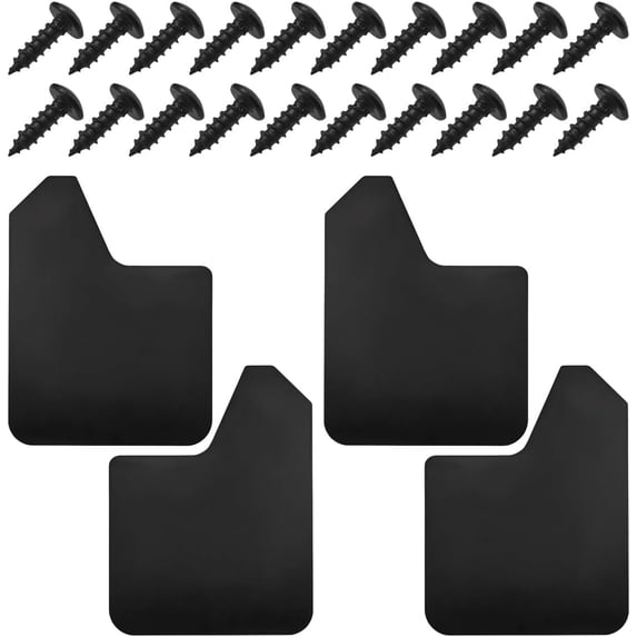 4PCS Universal Car Mud Flaps, Flexible Splash Guards Set for Front ...