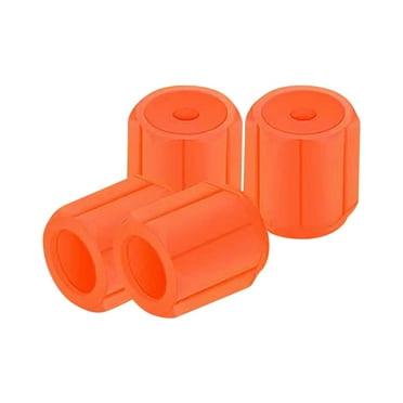 4PCS Universal Tire Valve Stem Caps - Rhinestone, with Rubber Seal, Easy to Install for Bike and Car Tires