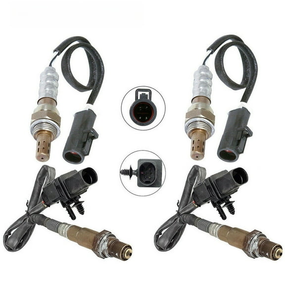 4PCS Up+Downstream Oxygen Sensor For 2009 Ford Flex 2010 Ford Edge Lincoln MKT