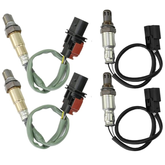 4PCS Upstream + Downstream Oxygen Sensor for 2015-2017 Ford F-150 3.5L V6 Turbo