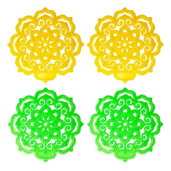 4PCS Urinal Deodorizer Mats Anti Splash Scented for Bathroom Urinals