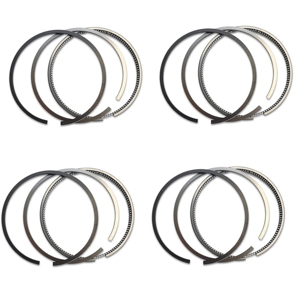 4PCS V2403 Piston Rings Combustion Chamber 40mm For Kubota V2403 V2403T V2403M V2403MDI V2403DI Engine KX161-3 Excavator For Bobcat T190 S150 STD V2403 piston ring set 1G790-21053 1G79021053