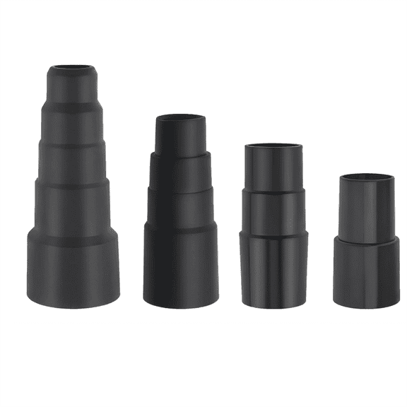 4PCS Vacuum Hose Adapter Kit Accessory Adapter 1 1/2 Inch to 1 3/8 Inch to 1 1/4 Inch 1 1/8 Inch to 1 3/8inch