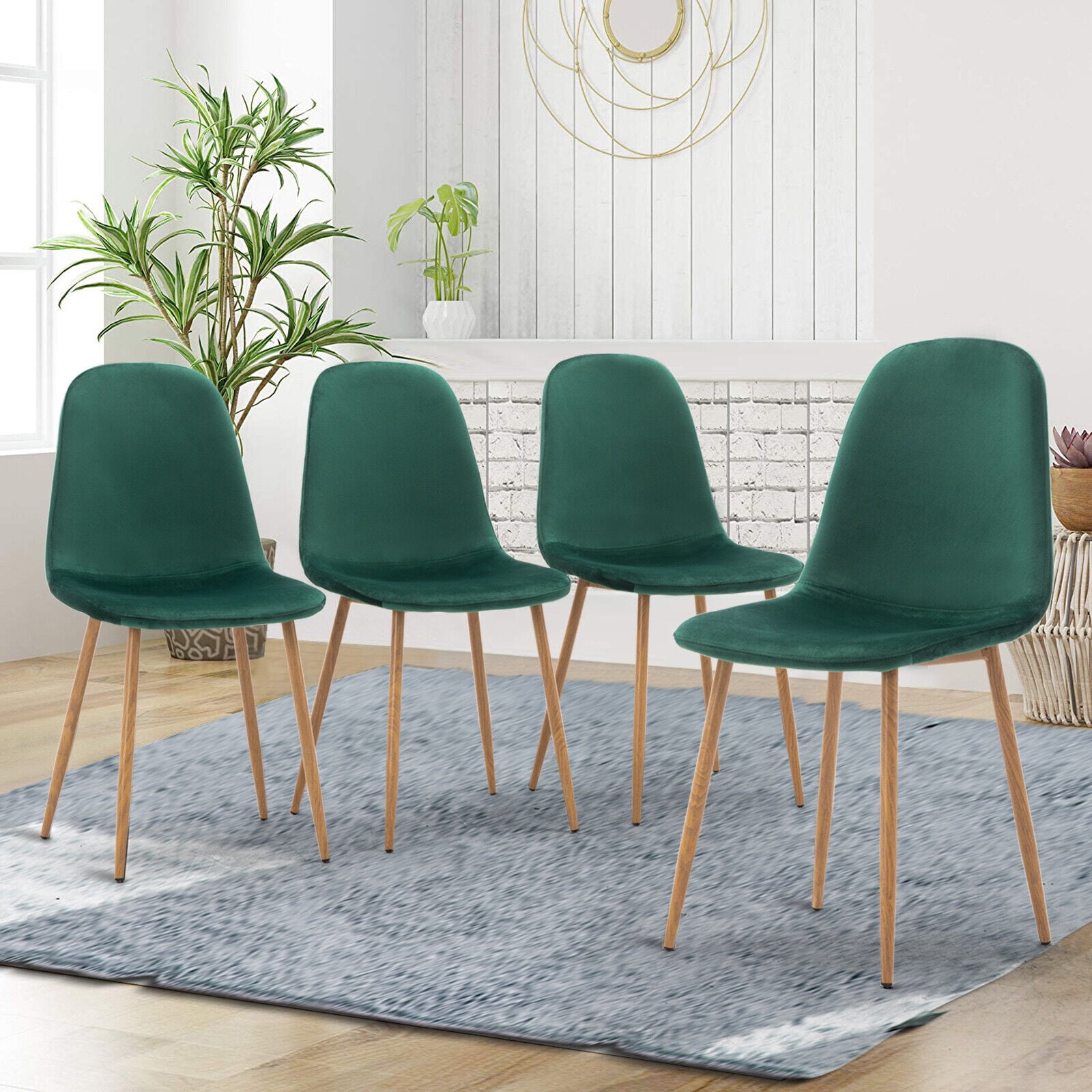 Amoroso velvet on sale side chair