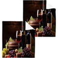 thumbnail image 1 of 4PCS Vineyard Wine Drape Towels Cotton Washcloths Set,Quick Drying & Absorbent Soft Bathroom Hand Towel Lightweight & Portable Fingertip Towel Decor Gift, 1 of 7
