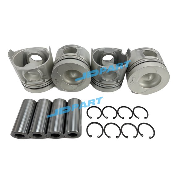 4PCS W04D Piston Kit 13216-0020 For Hino Engine Parts