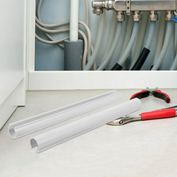 4PCS Wall Pipe Tube Decoration Portable Pipe Cover Heating Water Pipes Decorative Cover for Bathroom and Radiator Pipe Decoration