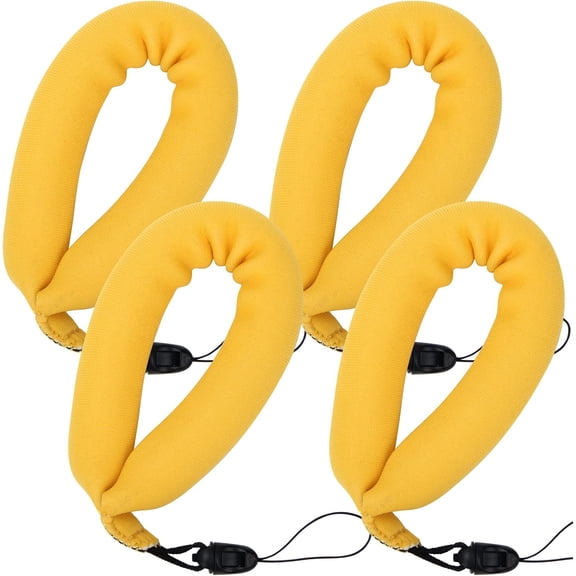 4PCS Waterproof Camera Floats, Floating Camera Strap Float Strap for Underwater Floating Wrist Strap