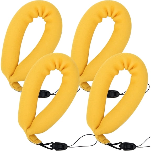 4PCS Waterproof Camera Floats, Floating Camera Strap Float Strap for Underwater Floating Wrist Strap