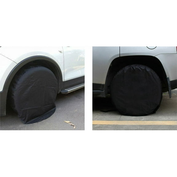 4PCS Waterproof Tire Covers Wheel & Tyre RV Trailer Camper Sun Protector 30"-32"