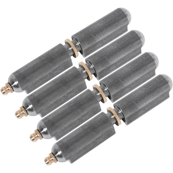 4PCS Weld On Hinges, Heavy Duty 6 Inch Carbon Steel Barrel Hinges for Gates Trailers Trucks Metal Door Welding Industrial Rustproof