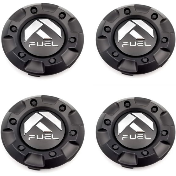 4PCS Wheel Cap Hub Cap Center Cap for Fuel Top M-447, 1001-58-CEN Matte Black