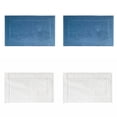 thumbnail image 1 of 4PCS White Cotton Classic Rug Bath Mats Absorbent Cotton Hotel Spa Shower Bathtub Mats [Not A Bathroom Rug] Machine Washable Shower Bathroom Floor Towel, 1 of 1